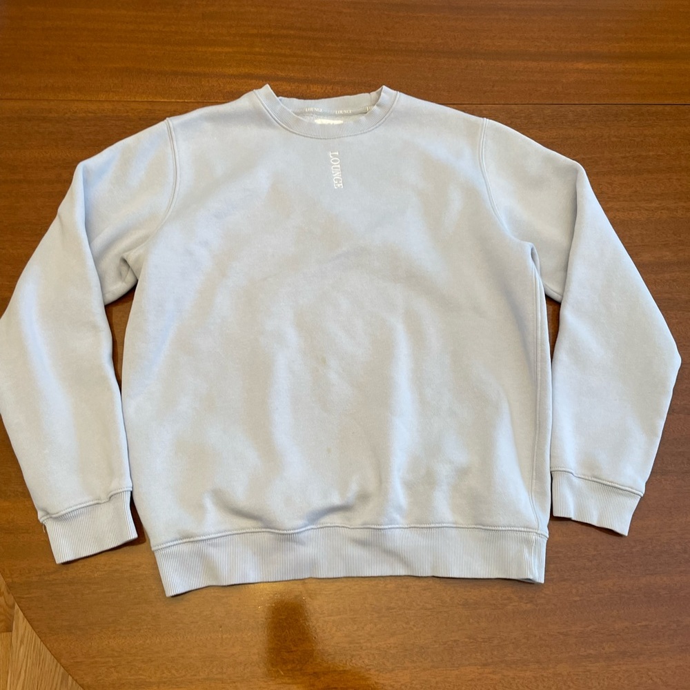 Soft light blue crewneck